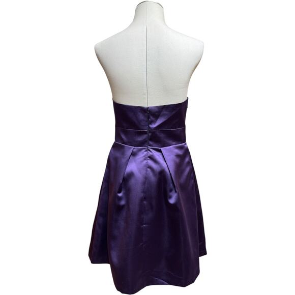Bachelorettes Strapless Dress Purple 10 - Picture 4 of 4